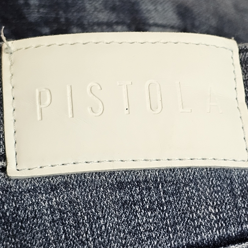 PISTOLA Women's Mid Rise Frayed Hem Skinny Jeans Size 26 - Picture 14 of 14